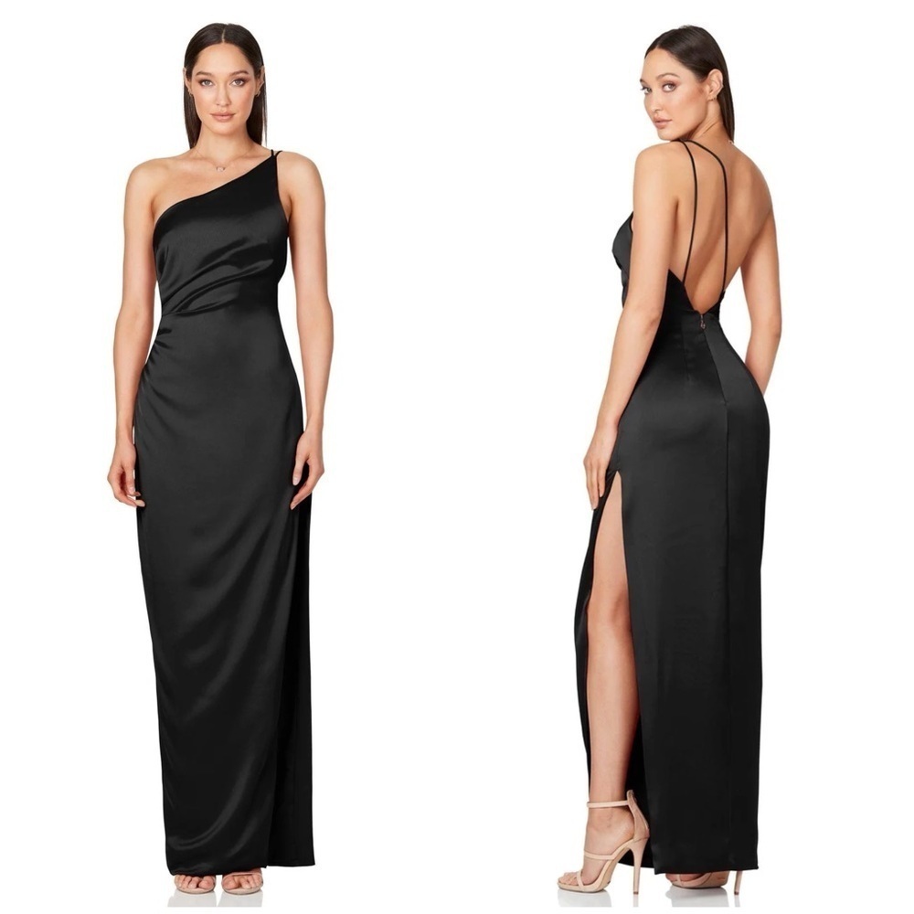 NOOKIE Gypsy One Shoulder Gown In Black
